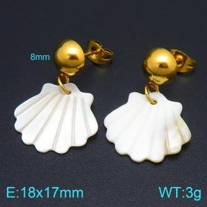 SS Gold-Plating Earring - KE122719-Z