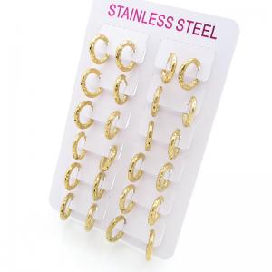 SS Gold-Plating Earring - KE122792-XY