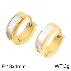 SS Gold-Plating Earring - KE122845-GC