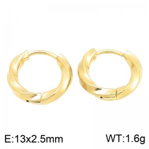 SS Gold-Plating Earring - KE122847-GC