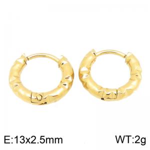 SS Gold-Plating Earring - KE122851-GC