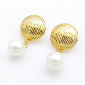 SS Gold-Plating Earring - KE122969-HF