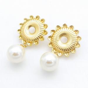SS Gold-Plating Earring - KE122971-HF