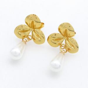SS Gold-Plating Earring - KE122977-HF