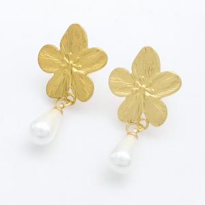 SS Gold-Plating Earring - KE122978-HF