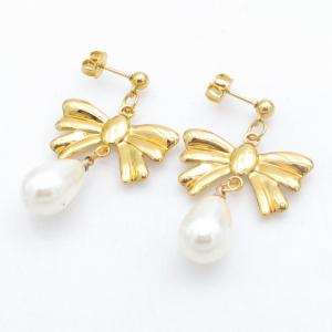 SS Gold-Plating Earring - KE122980-HF