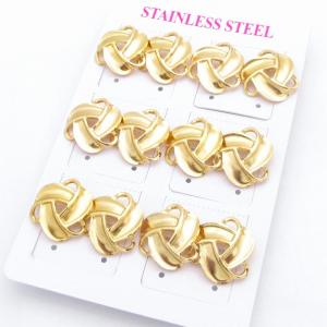SS Gold-Plating Earring - KE123002-HF