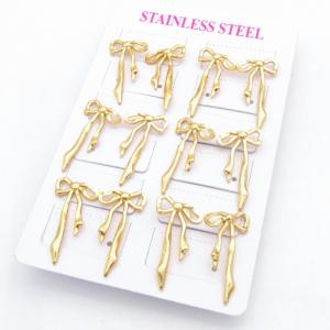 SS Gold-Plating Earring - KE123009-HF
