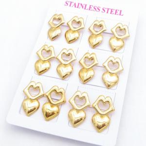SS Gold-Plating Earring - KE123010-HF