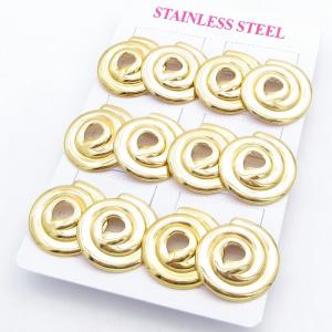 SS Gold-Plating Earring - KE123011-HF