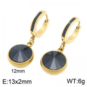 SS Gold-Plating Earring - KE123049-Z