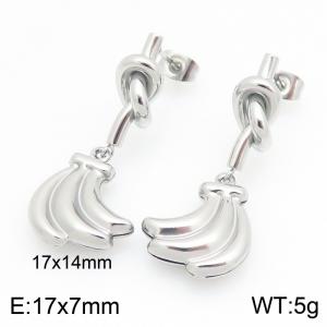 Stainless Steel Earring - KE123066-Z