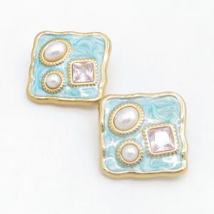 SS Gold-Plating Earring - KE123766-SP