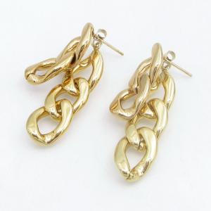 SS Gold-Plating Earring - KE123830-SP