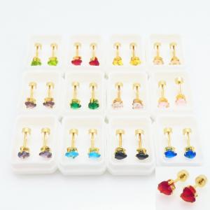 SS Gold-Plating Earring - KE123866-TLA