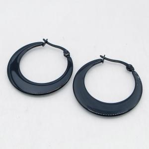 Stainless Steel Black-plating Earring - KE123898-XY