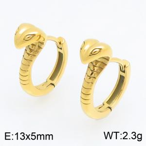 SS Gold-Plating Earring - KE123929-TOM