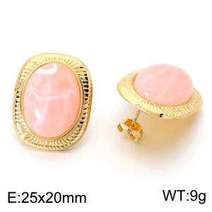 SS Gold-Plating Earring - KE124023-SP