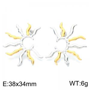 SS Gold-Plating Earring - KE124050-SP