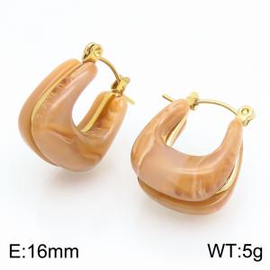 SS Gold-Plating Earring - KE134170-SP