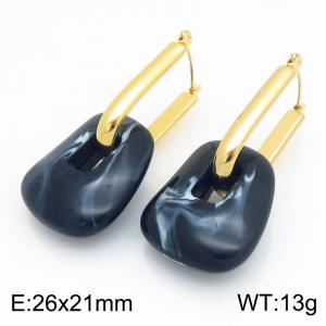 SS Gold-Plating Earring - KE134181-SP