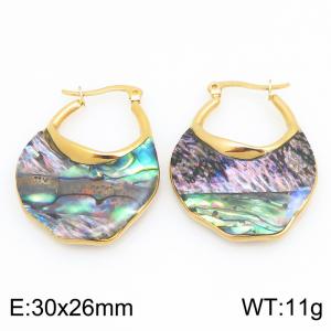 SS Gold-Plating Earring - KE134190-SP