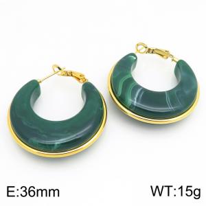 SS Gold-Plating Earring - KE134216-SP