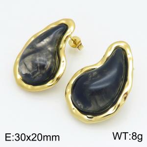 SS Gold-Plating Earring - KE134241-SP