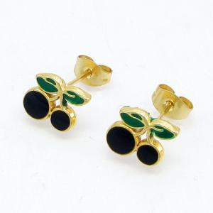 SS Gold-Plating Earring - KE134388-HF