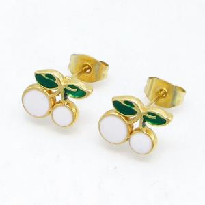 SS Gold-Plating Earring - KE134389-HF