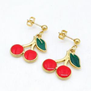 SS Gold-Plating Earring - KE134393-HF