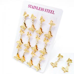 SS Gold-Plating Earring - KE134409-HF