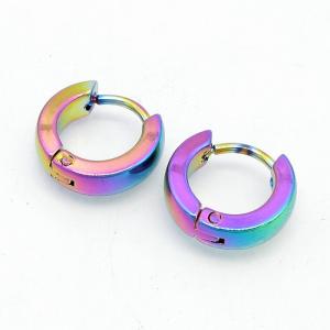 SS Colorful Plating Earring - KE134415-NJ
