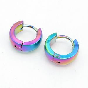 SS Colorful Plating Earring - KE134416-NJ