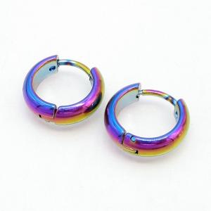 SS Colorful Plating Earring - KE134420-NJ