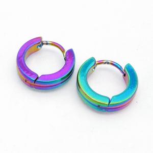 SS Colorful Plating Earring - KE134421-NJ