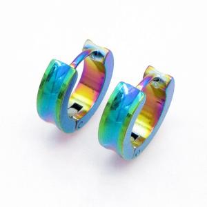 SS Colorful Plating Earring - KE134424-NJ