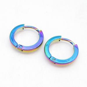 SS Colorful Plating Earring - KE134430-NJ