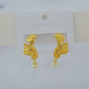 SS Gold-Plating Earring - KE134441-SXSJ