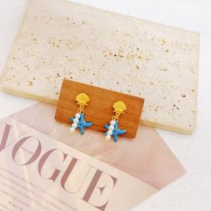 SS Gold-Plating Earring - KE134482-SXSJ