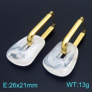 SS Gold-Plating Earring - KE134597-SP