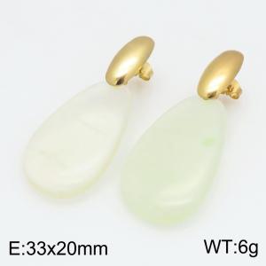 SS Gold-Plating Earring - KE134602-SP