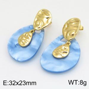 SS Gold-Plating Earring - KE134607-SP