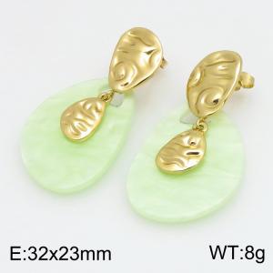 SS Gold-Plating Earring - KE134609-SP
