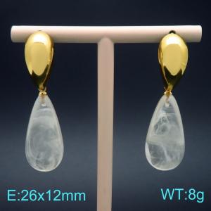 SS Gold-Plating Earring - KE134611-SP