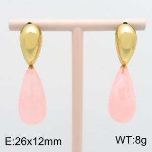 SS Gold-Plating Earring - KE134612-SP