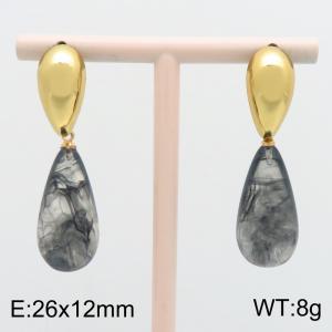 SS Gold-Plating Earring - KE134613-SP