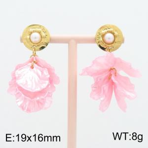 SS Gold-Plating Earring - KE134615-SP