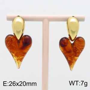 SS Gold-Plating Earring - KE134616-SP