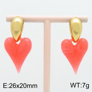 SS Gold-Plating Earring - KE134617-SP